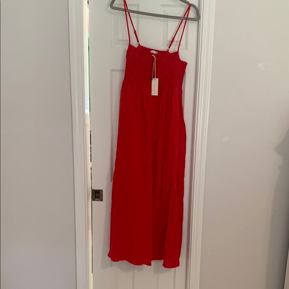 Z Supply Red Maxi Dress